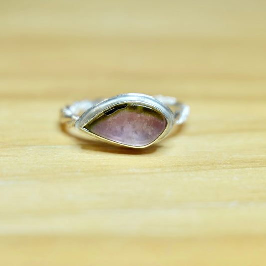 Watermelon Tourmaline Ring