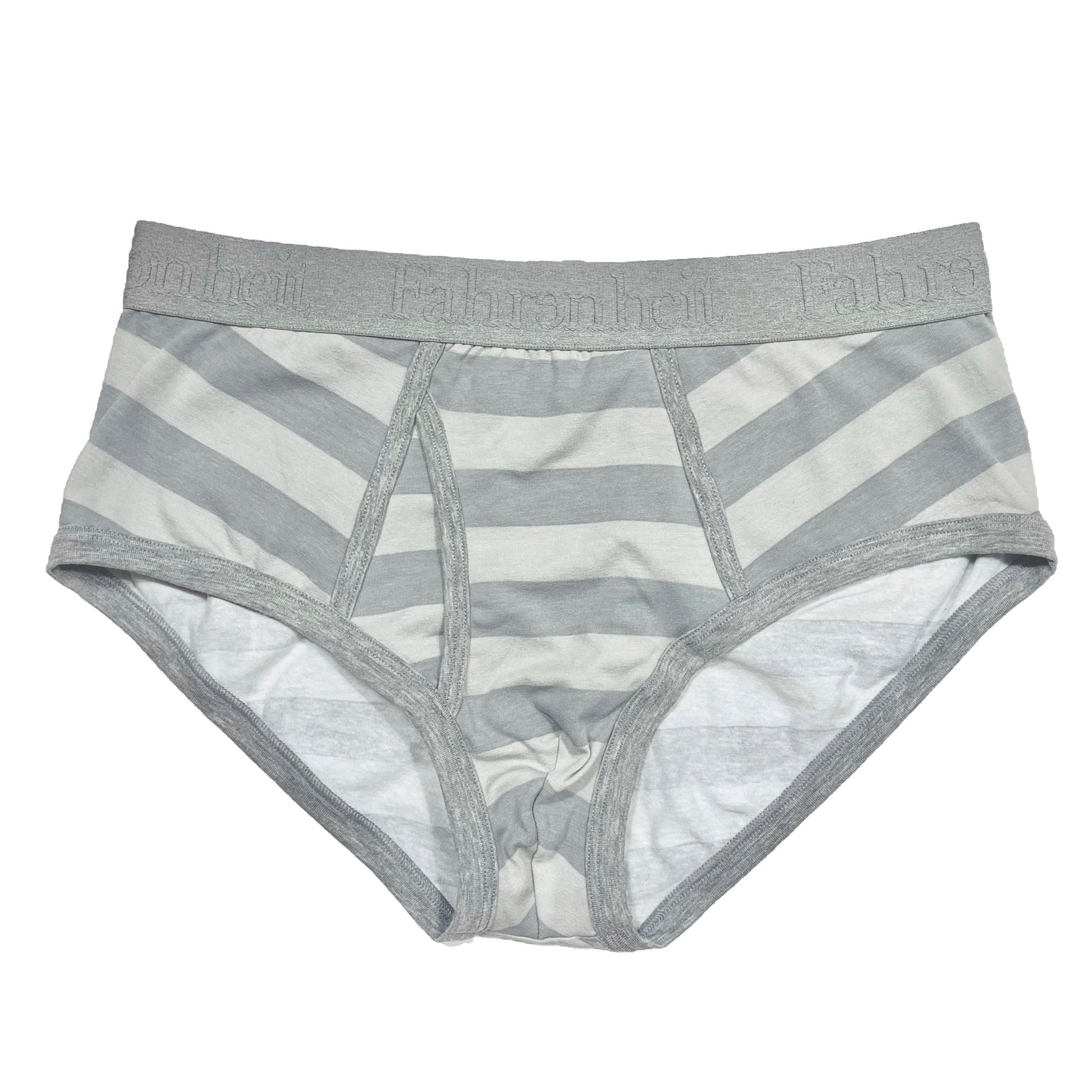 Wayne Brief | Grey Rugby Stripe - Concordia Style Boutique