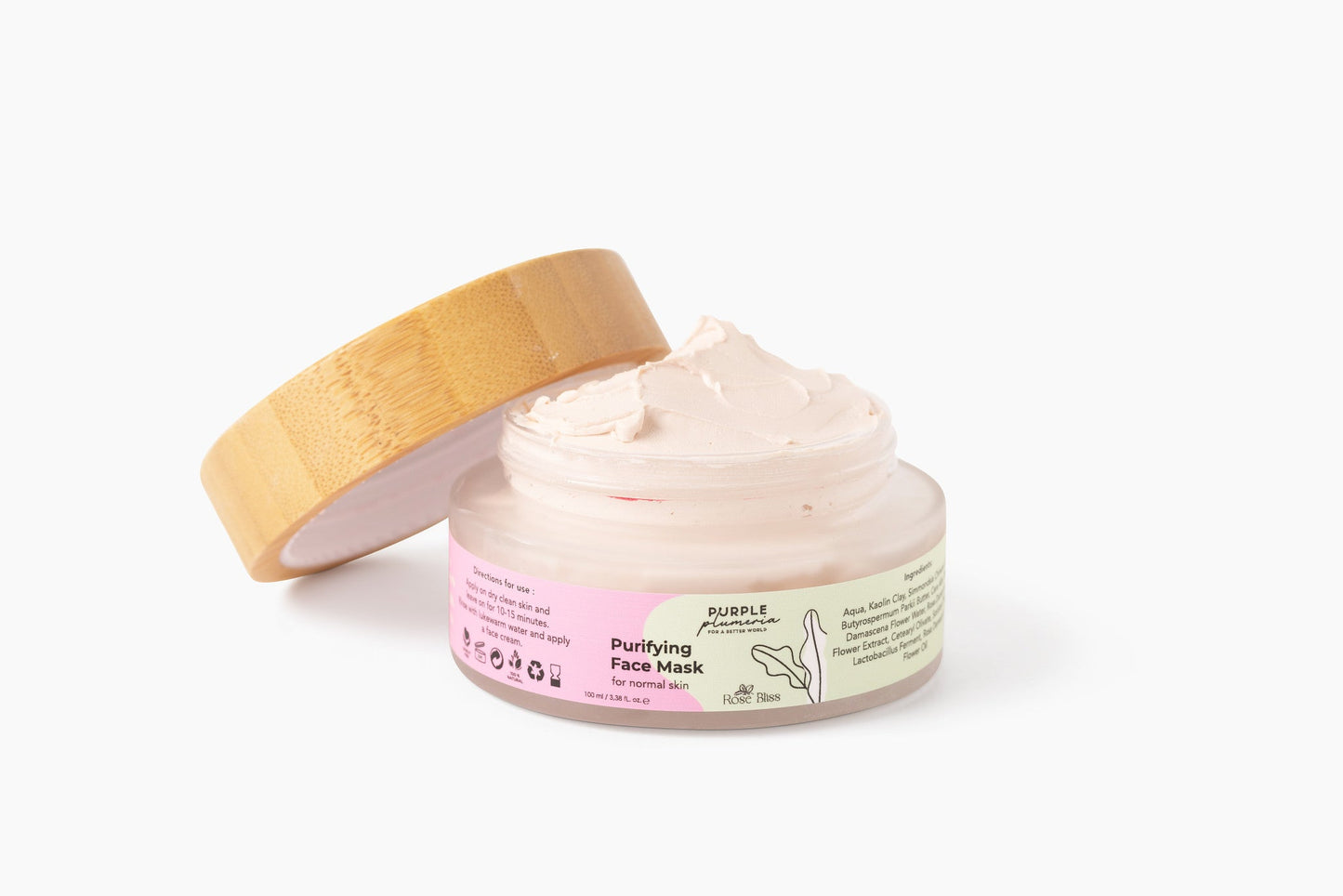 Natural Face Mask – Rose Bliss – Hydrating & Soothing for Glowing Skin
