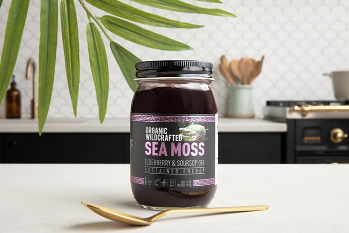 Elderberry and Soursop Infused Sea Moss Gel