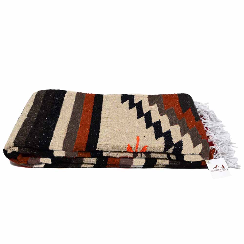 Tan Mexican Diamond Yoga Blanket - Concordia Style Boutique