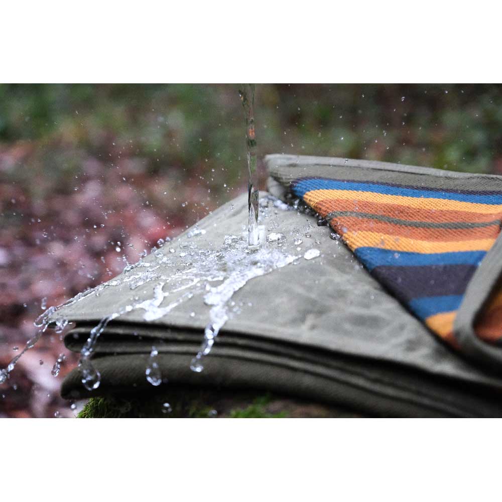 Canvas Camping Blanket - Waxed Canvas Outdoor Blanket / Bushcraft Blanket - Concordia Style Boutique