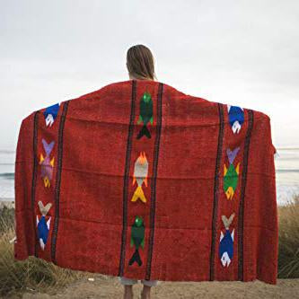 Red Earth Baja Fish Yoga Blanket - Concordia Style Boutique