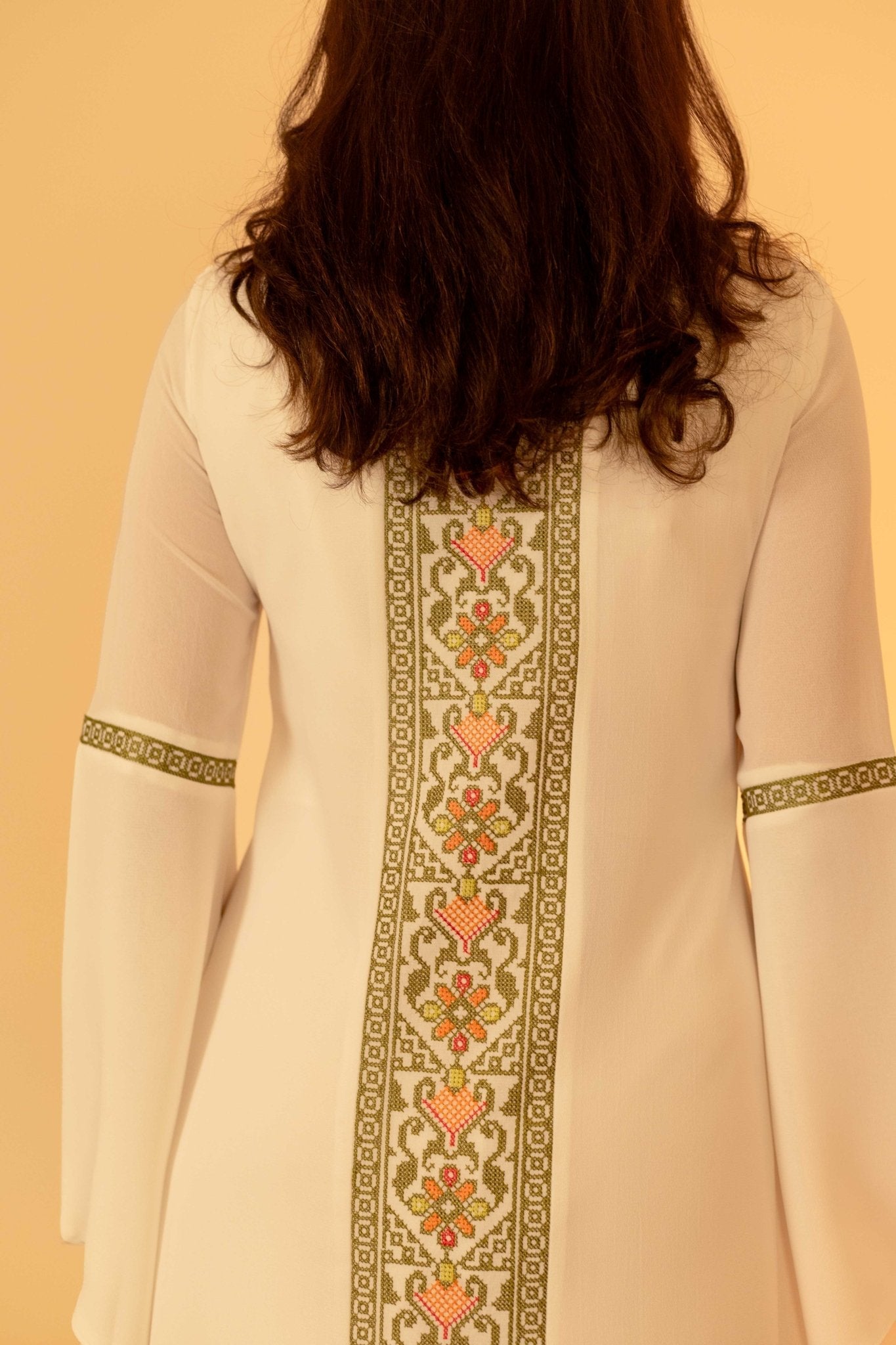 White Butterfly Dress