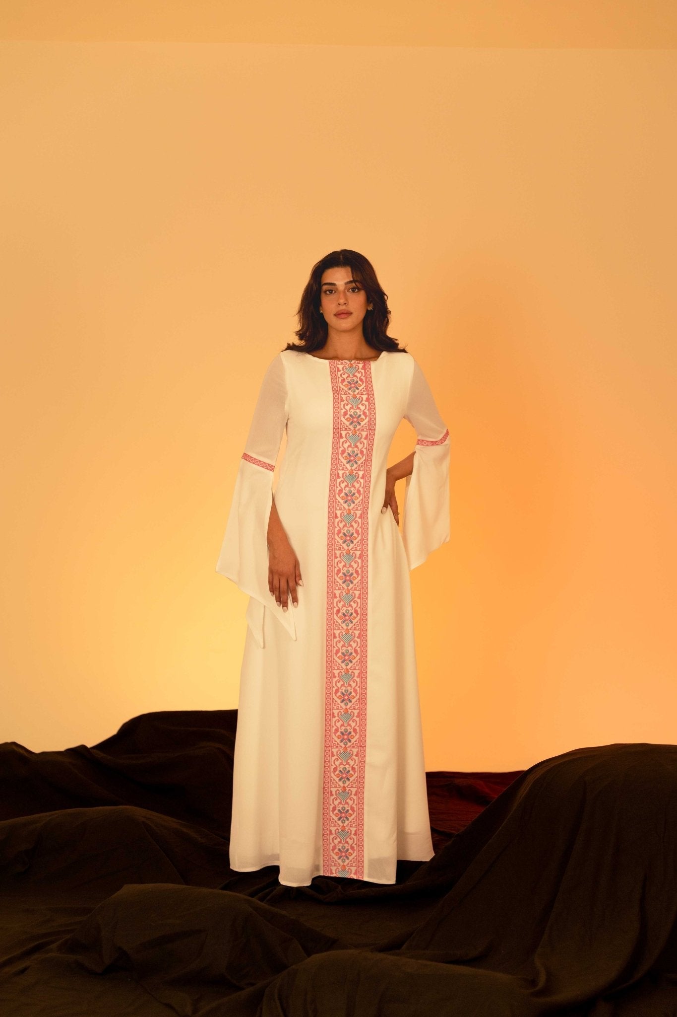 White Butterfly Dress