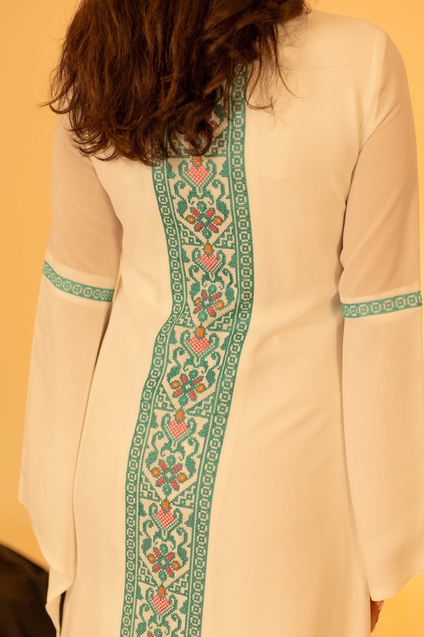 White Butterfly Dress