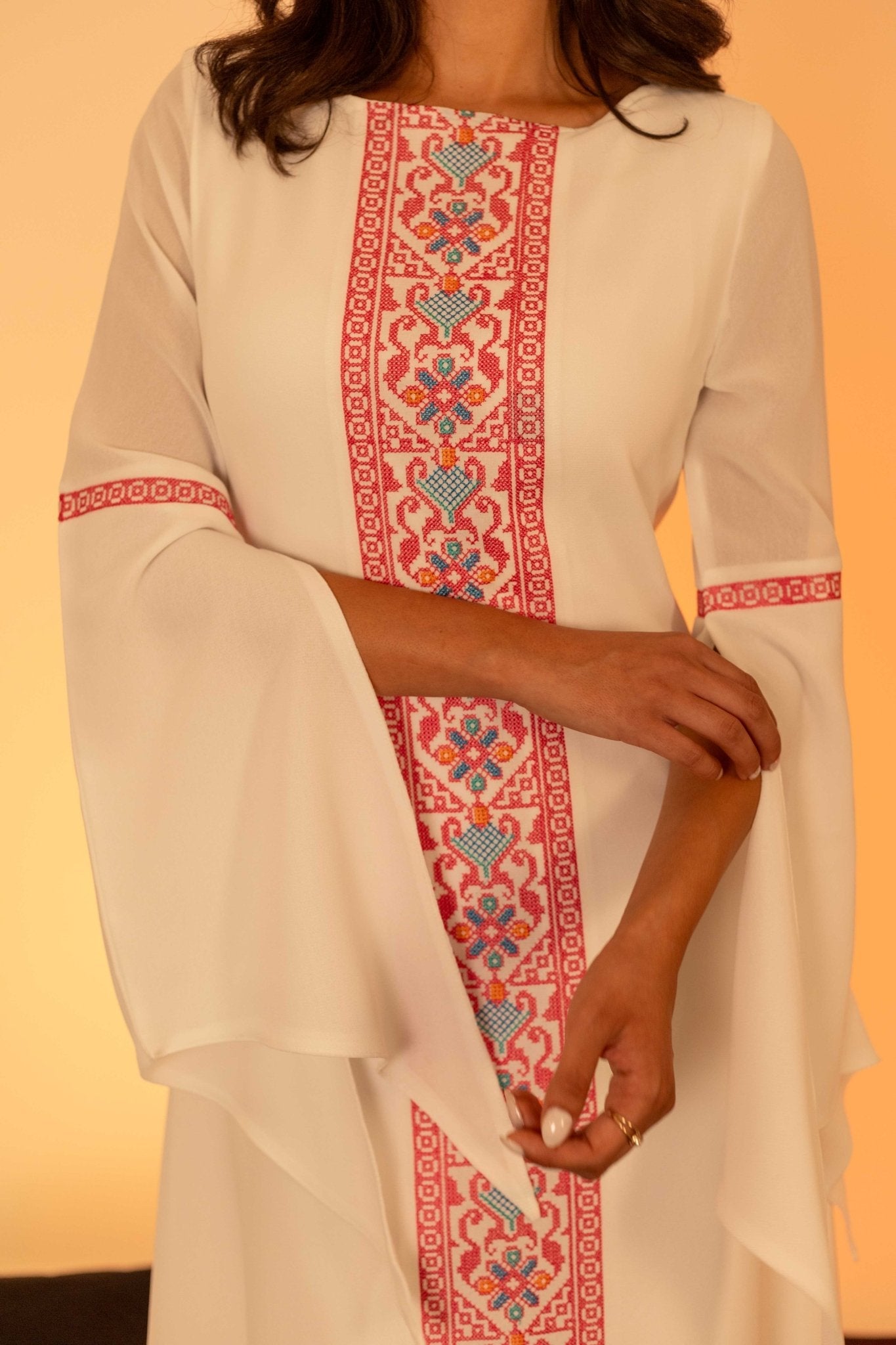 White Butterfly Dress