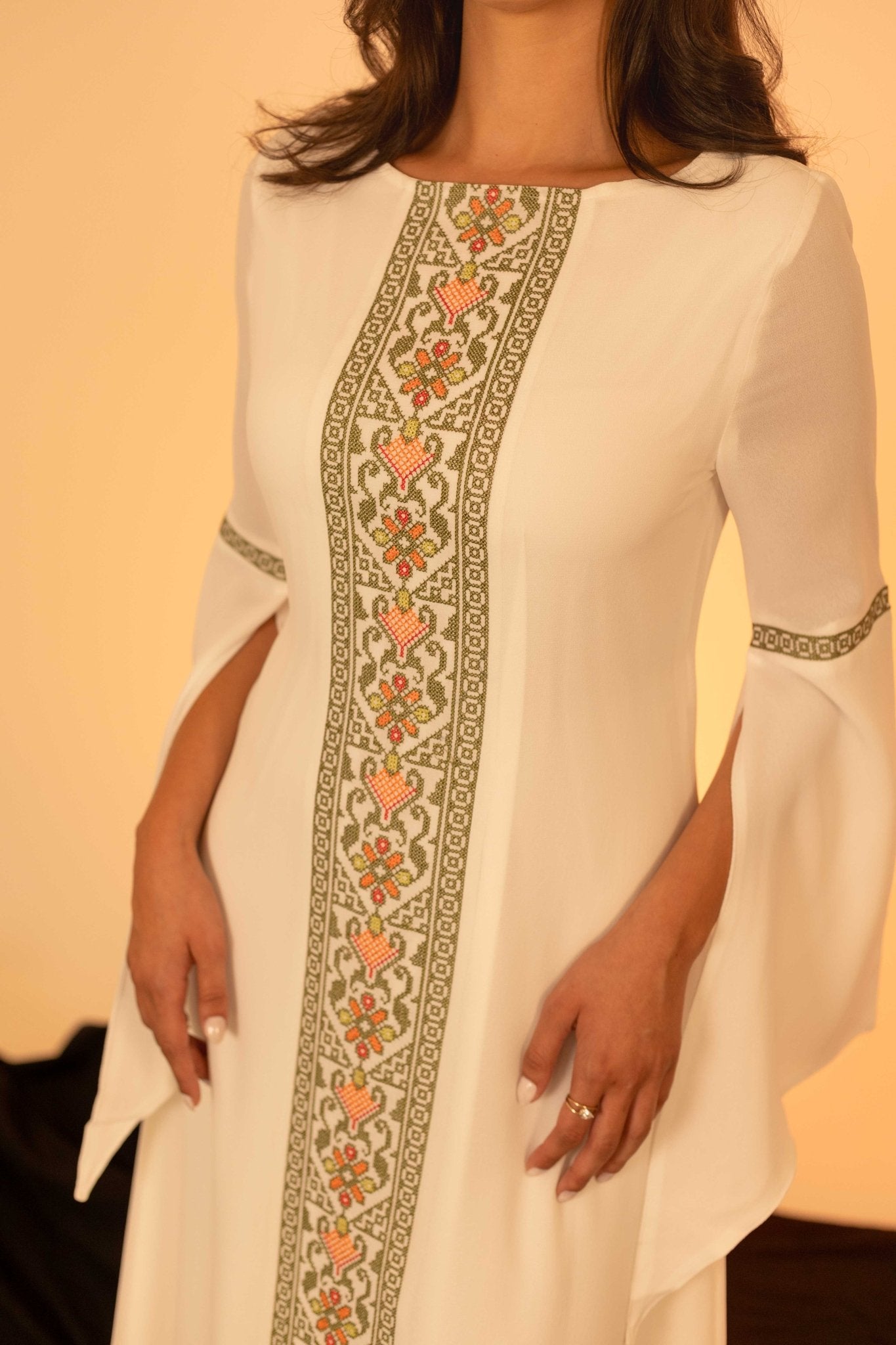 White Butterfly Dress