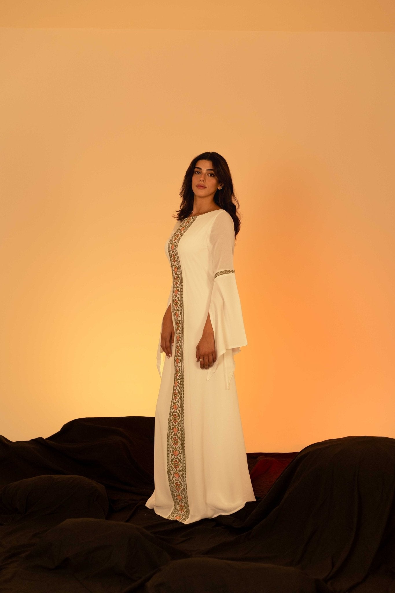 White Butterfly Dress