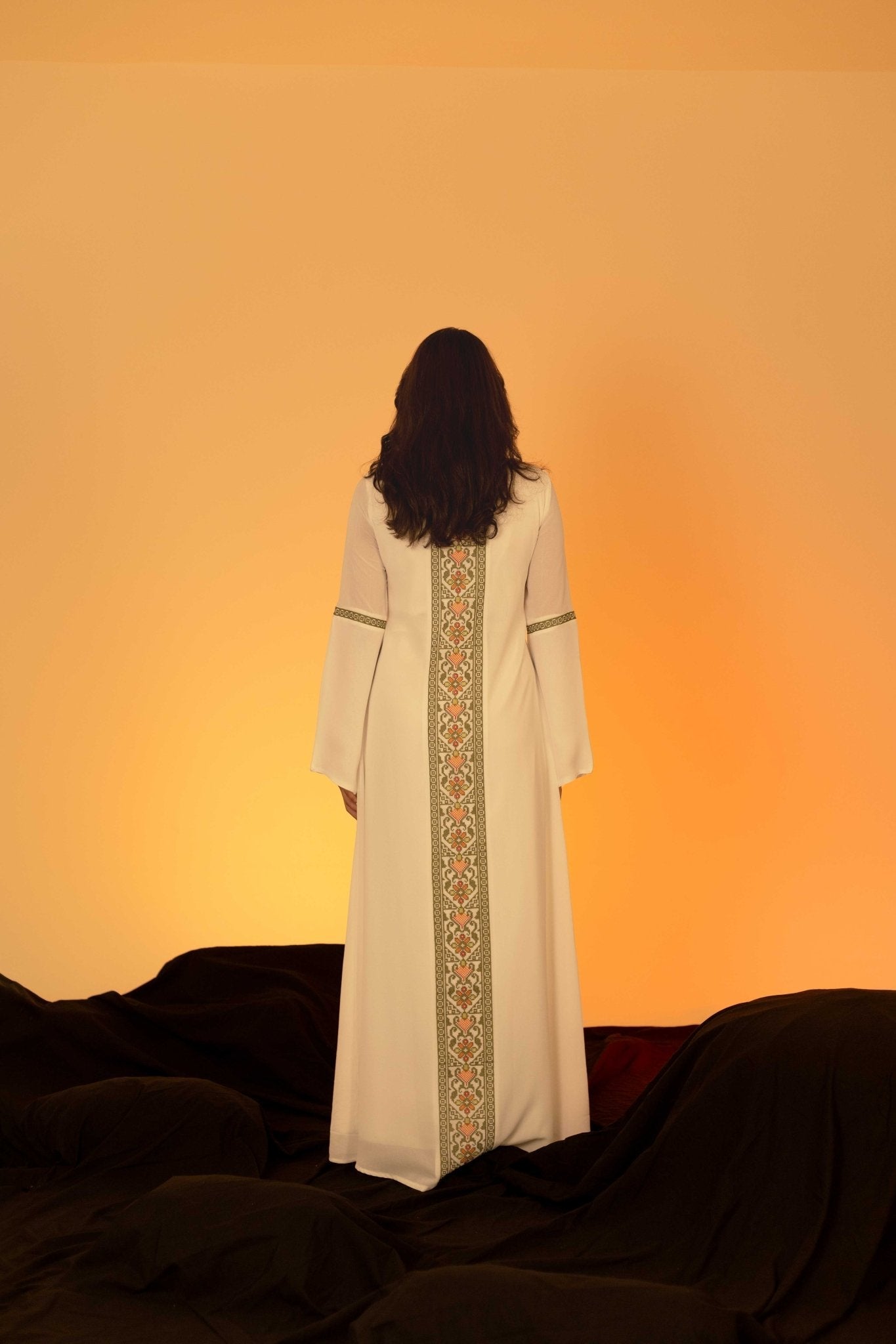 White Butterfly Dress