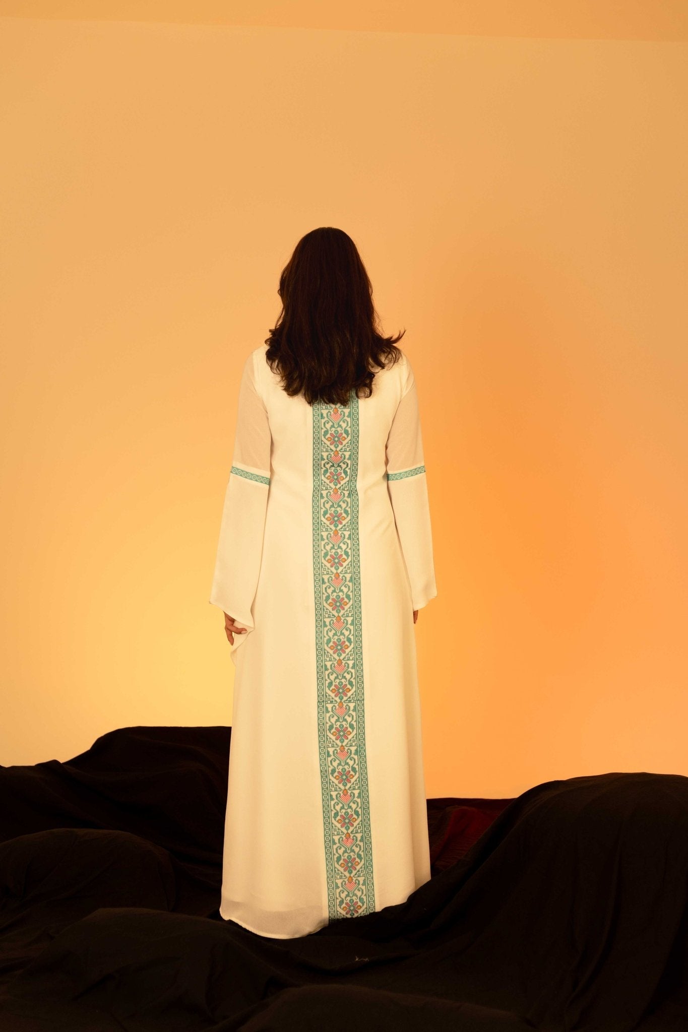 White Butterfly Dress