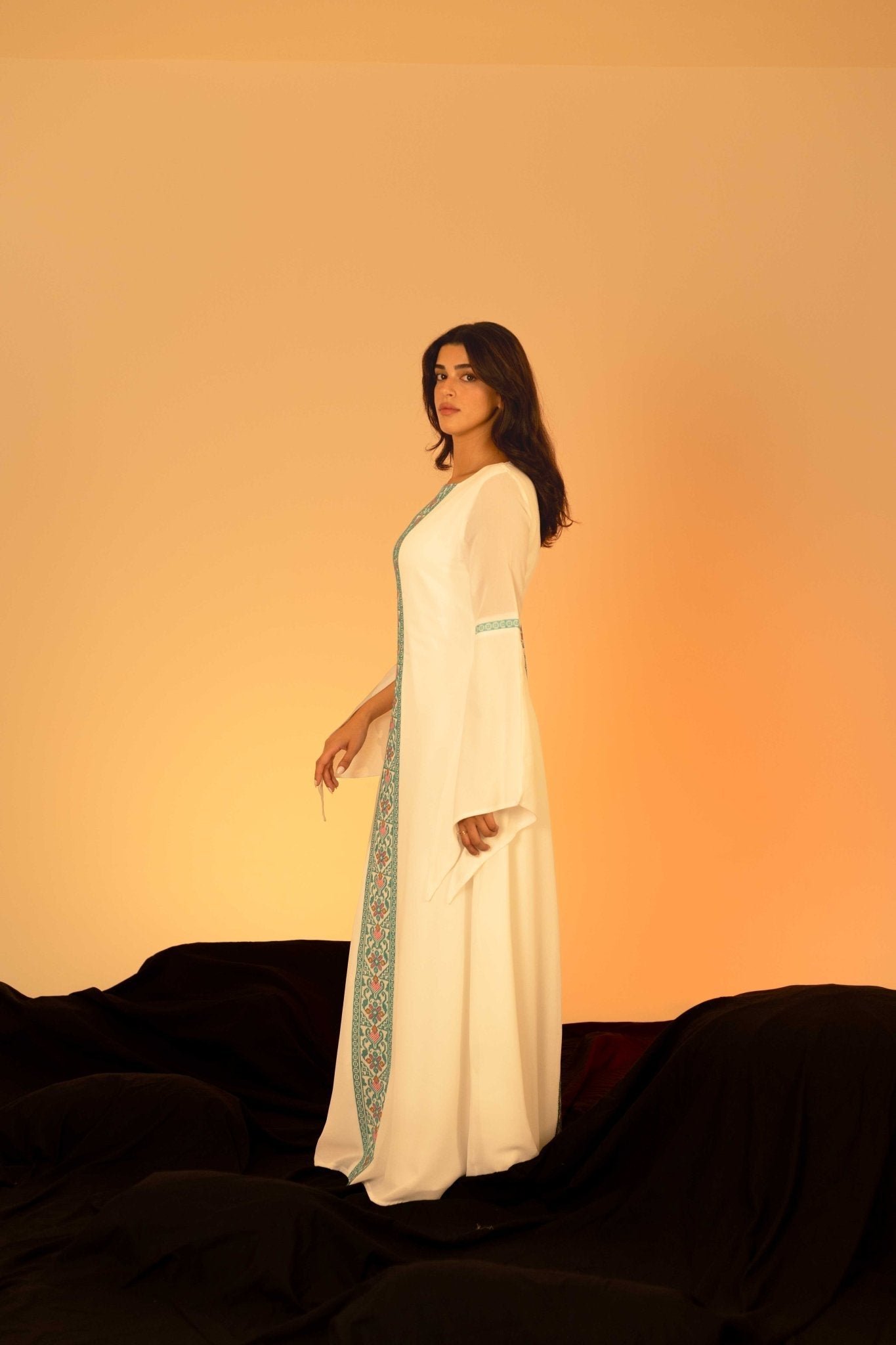 White Butterfly Dress