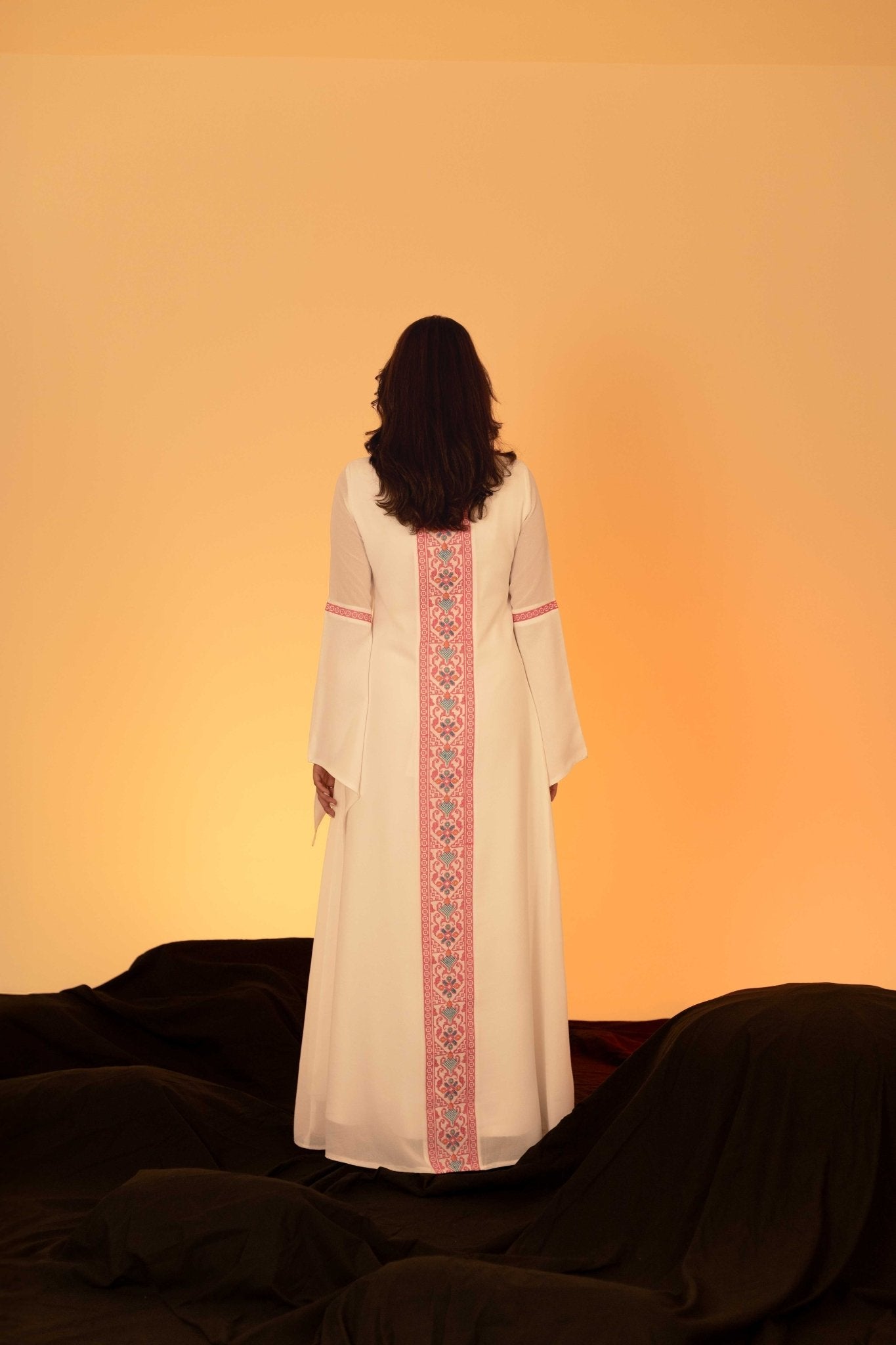 White Butterfly Dress