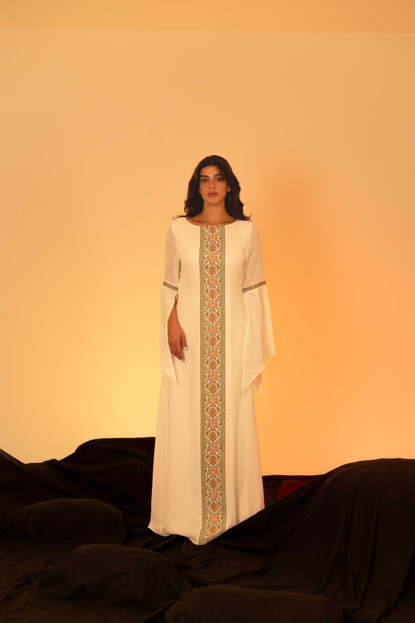 White Butterfly Dress