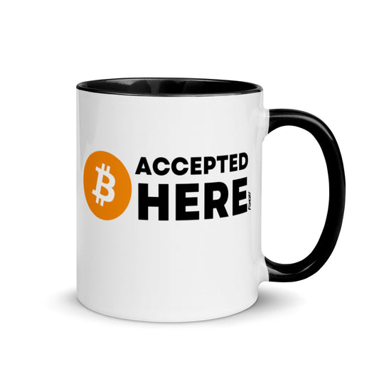 Accepted Here Bitcoin Coffee Mug - Concordia Style Boutique