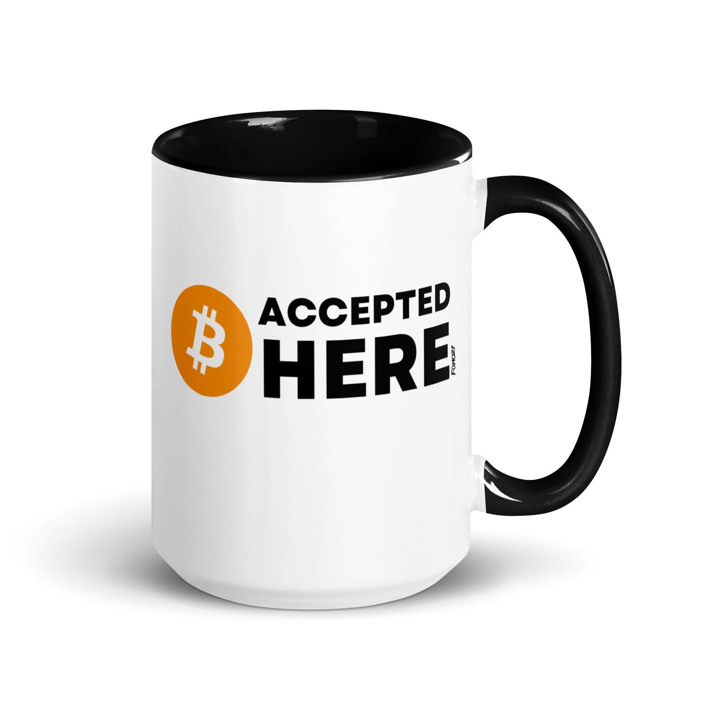 Accepted Here Bitcoin Coffee Mug