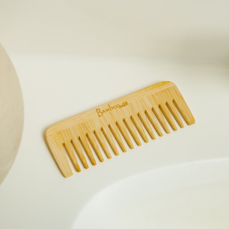 Bamboo Wide Tooth Comb | Compact - Concordia Style Boutique