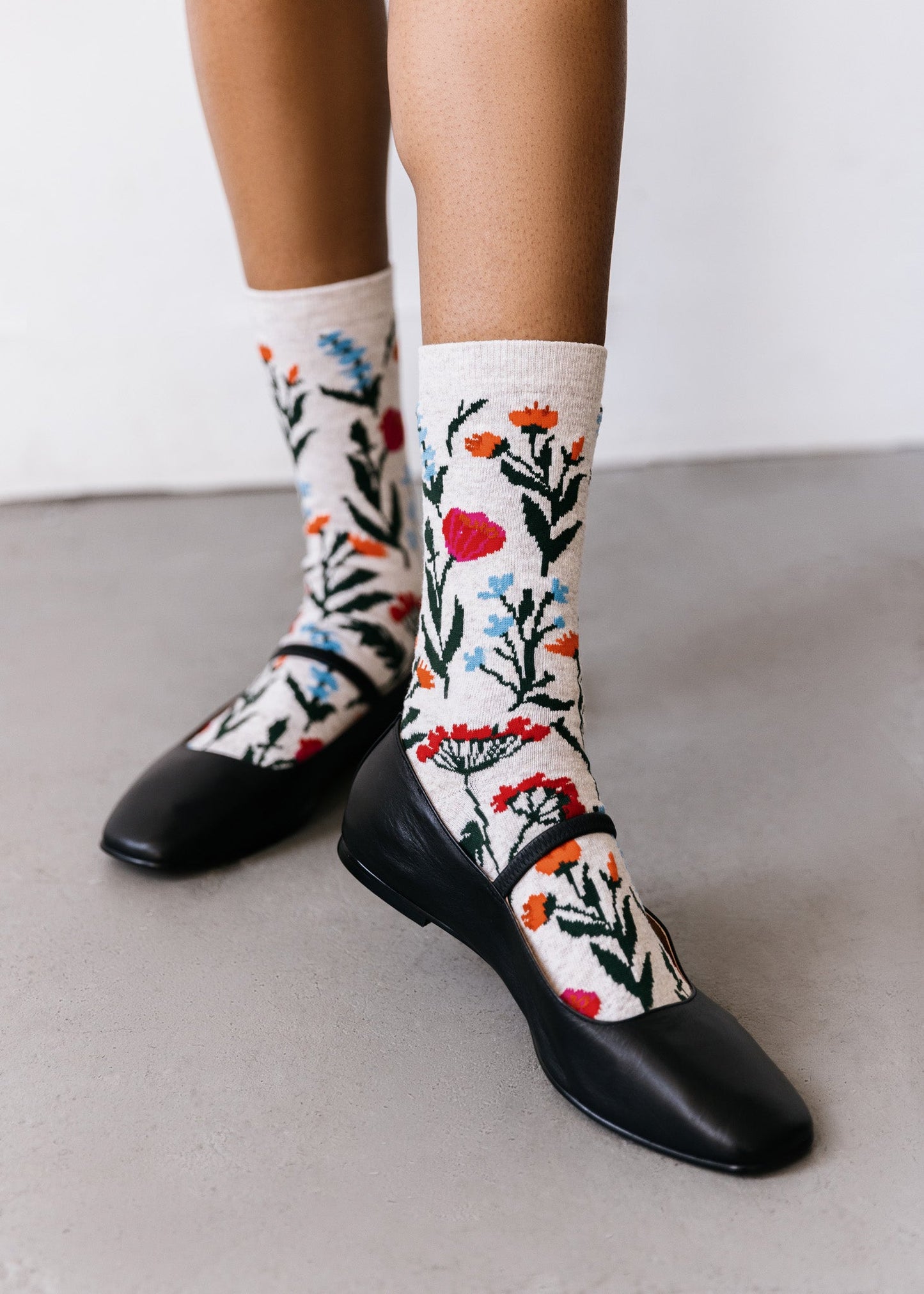 Women's Wild Flower Sock - Concordia Style Boutique