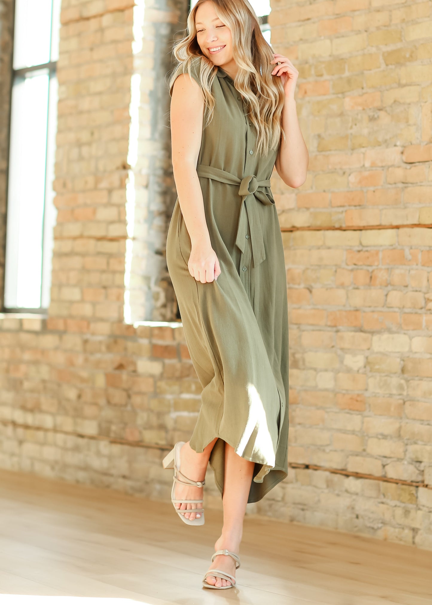 Willow Linen Midi Dress - Concordia Style Boutique