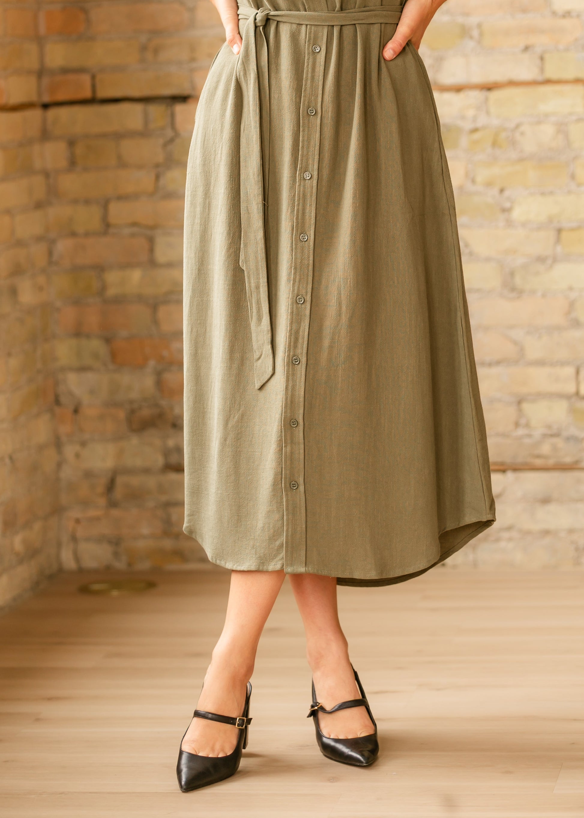Willow Linen Midi Dress - Concordia Style Boutique