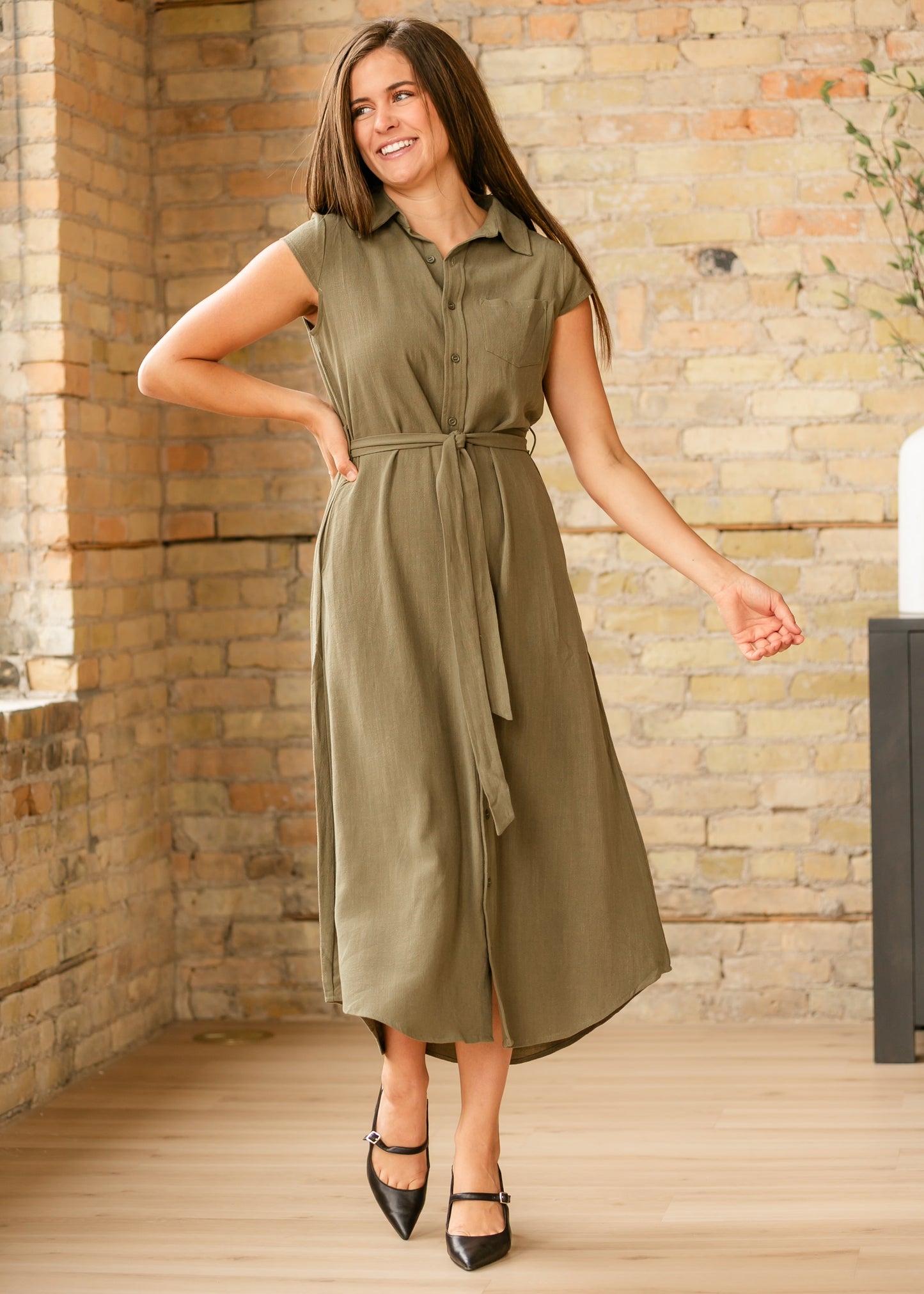 Willow Linen Midi Dress - Concordia Style Boutique