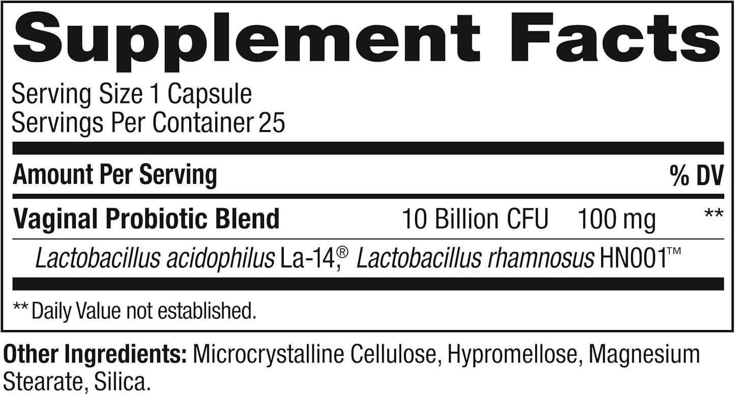 Women’s Probiotic – Vaginal pH & Flora Support, 10B CFU