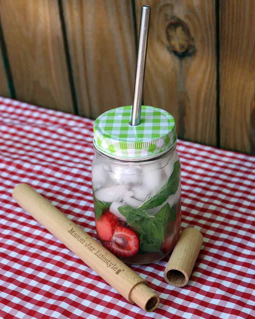 Wood Reusable Straw Carrying Case - Concordia Style Boutique