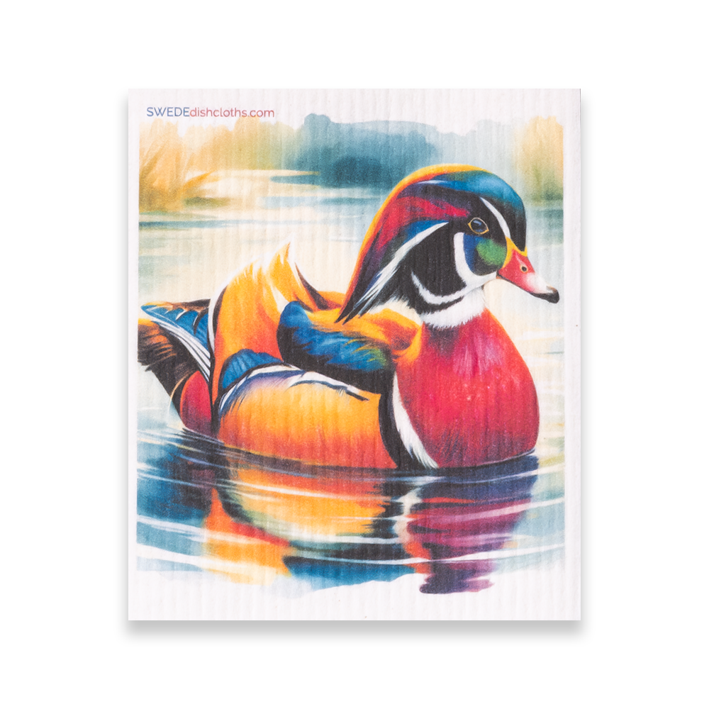 Eco-Friendly Swedish Dishcloths - Mixed Ducks Set of 3 (Paper Towel Replacements, One of Each Design) - Concordia Style Boutique