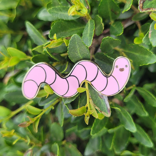 Worm - Hard Enamel Pin - Concordia Style Boutique