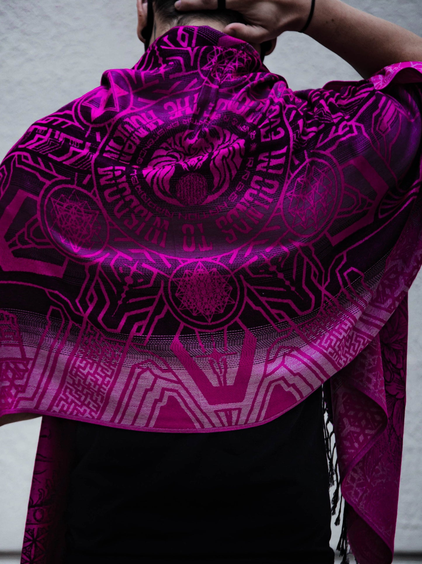 WOUNDS TO WISDOM • Yantrart x Rage Nation • Pink Gradient Shawl - Concordia Style Boutique