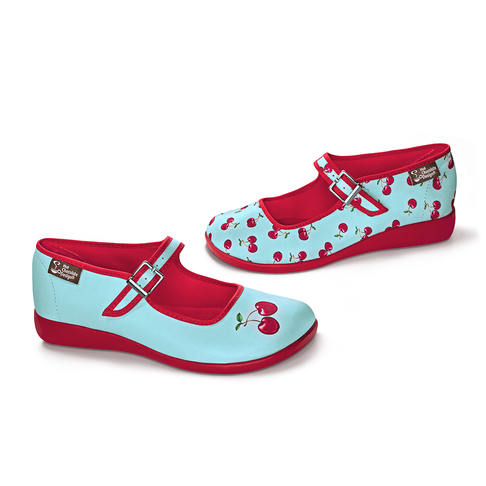 Chocolaticas® Cherry Women's Mary Jane Flat - Concordia Style Boutique