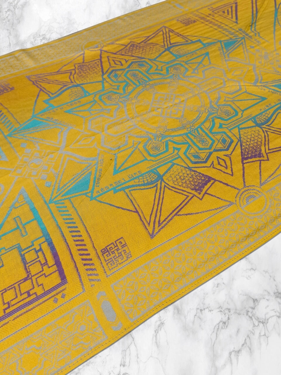 YELLOW AMETHYST DHARMA • Reversible Festival Shawl/Scarf - Concordia Style Boutique