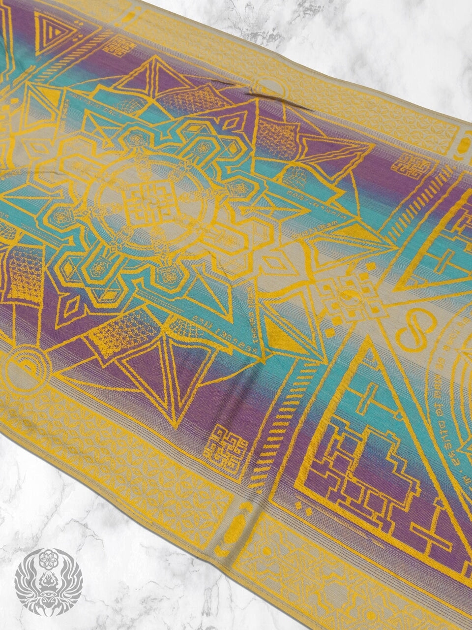 YELLOW AMETHYST DHARMA • Reversible Festival Shawl/Scarf - Concordia Style Boutique