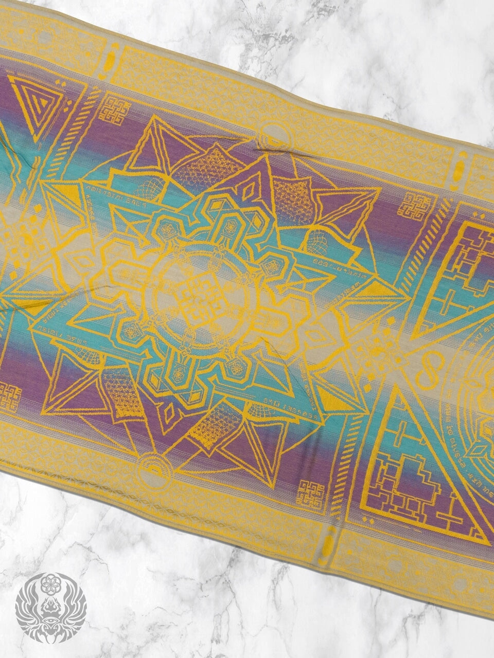 YELLOW AMETHYST DHARMA • Reversible Festival Shawl/Scarf - Concordia Style Boutique