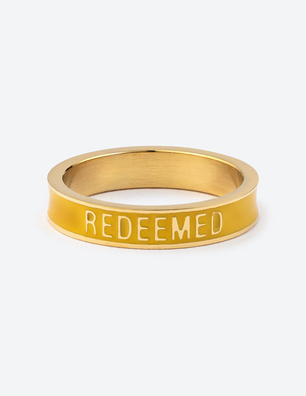 Yellow Enamel Redeemed Ring - Concordia Style Boutique