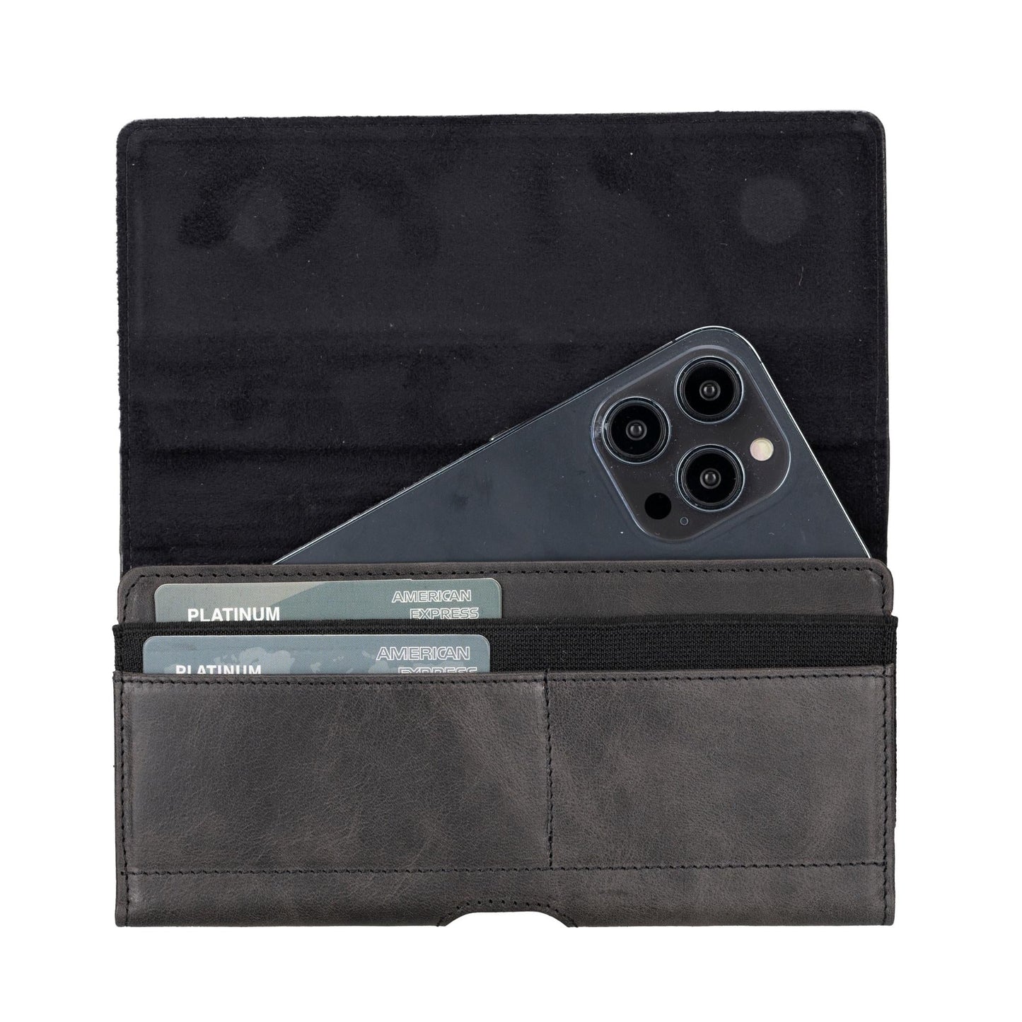 Yonkers Security Belt-Mounted Leather Phone Holster - Concordia Style Boutique