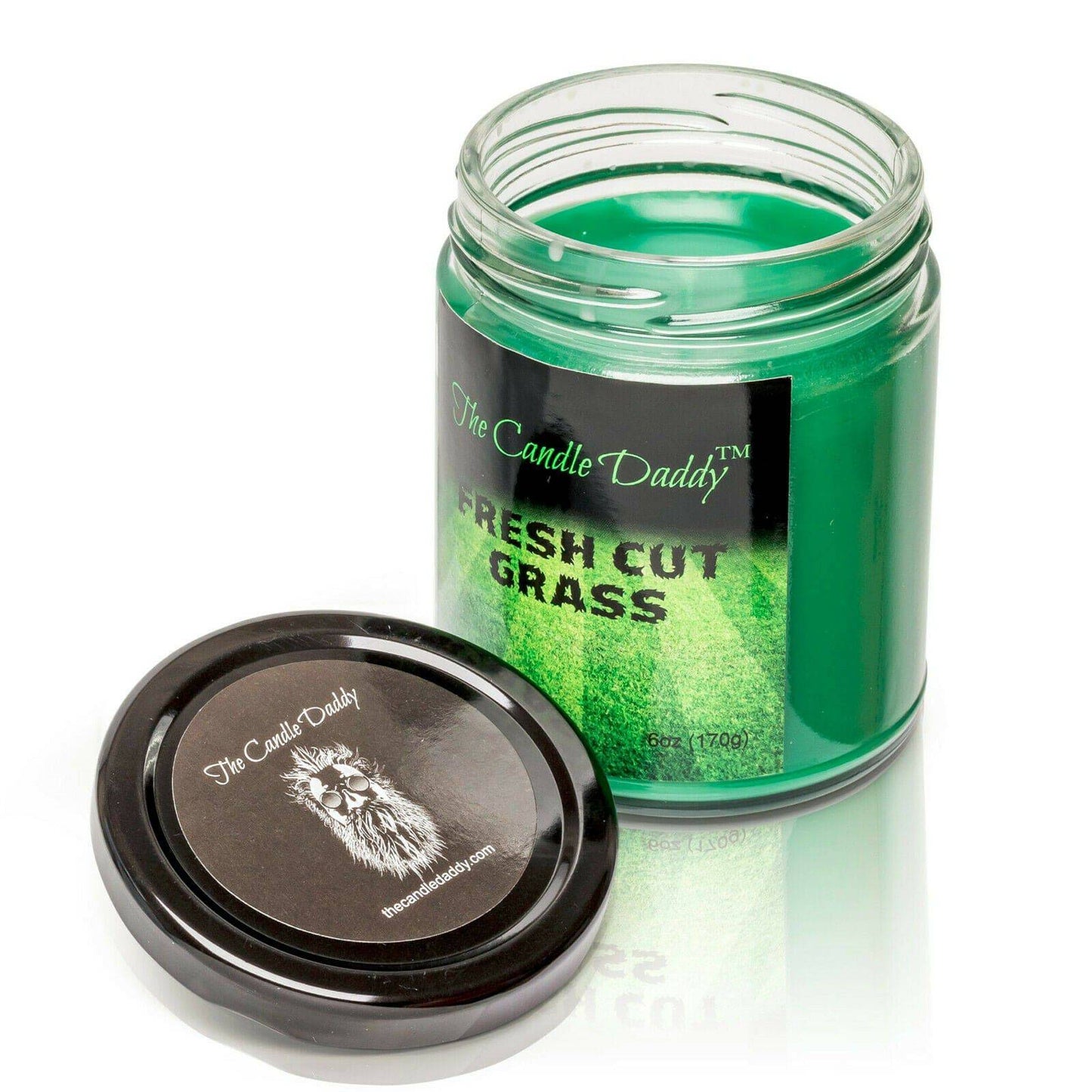 Fresh Cut Grass Scented Candle- 6 Ounce - 40 Hour Burn