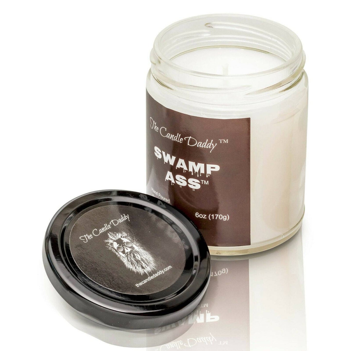 Swamp Ass -Very Horrible Smelling Candle- Practical Joke- 6 Ounce Candle - 40 Hour Burn