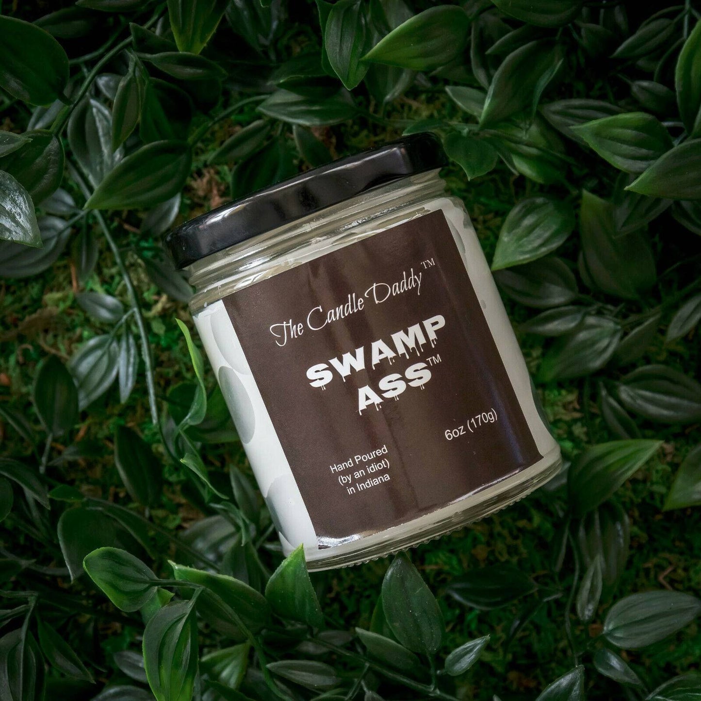 Swamp Ass -Very Horrible Smelling Candle- Practical Joke- 6 Ounce Candle - 40 Hour Burn