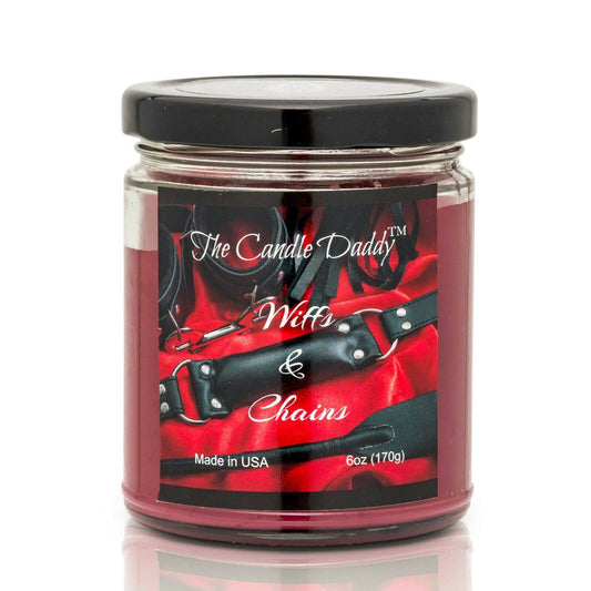 Wiffs & Chains Red Leather - 6 Ounce - 40 Hour Burn