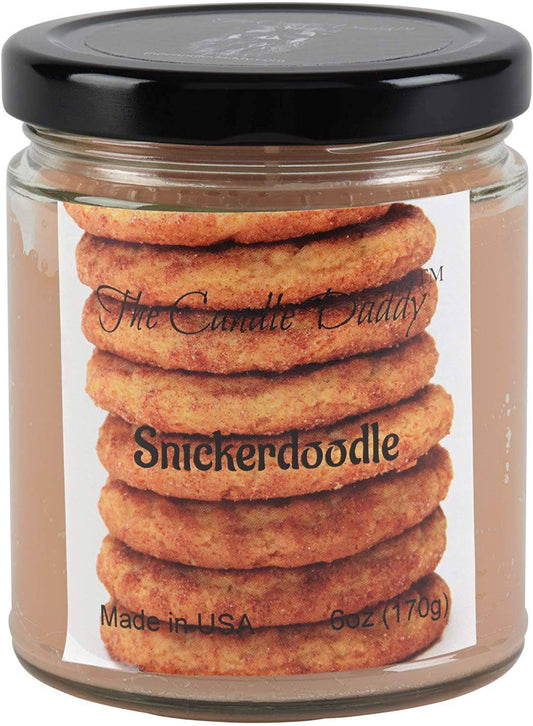Snickerdoodle - Cookie Scented 6oz Candle - The Candle Daddy - Poured in USA