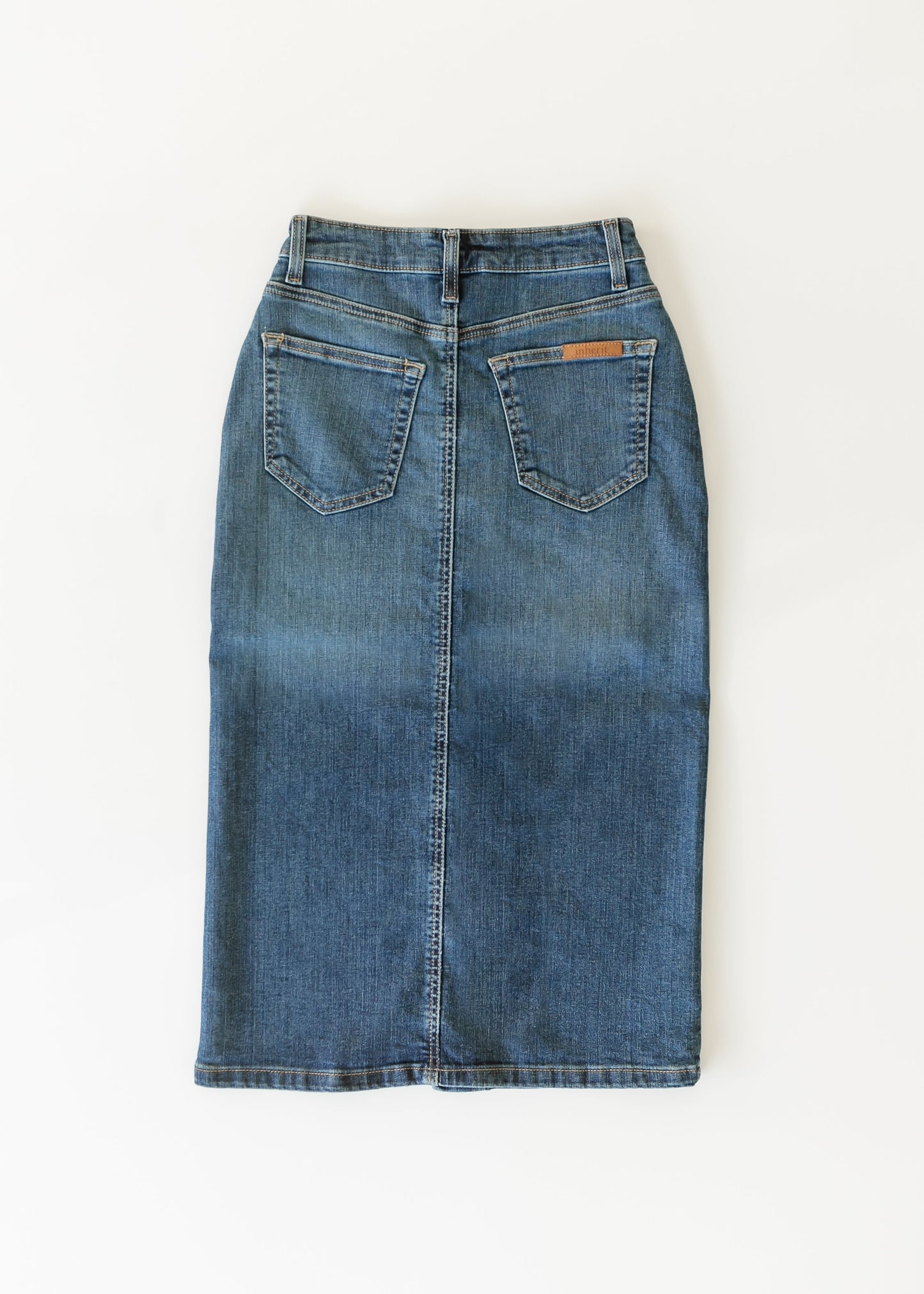 Zana Front Button Denim Midi Skirt - Concordia Style Boutique