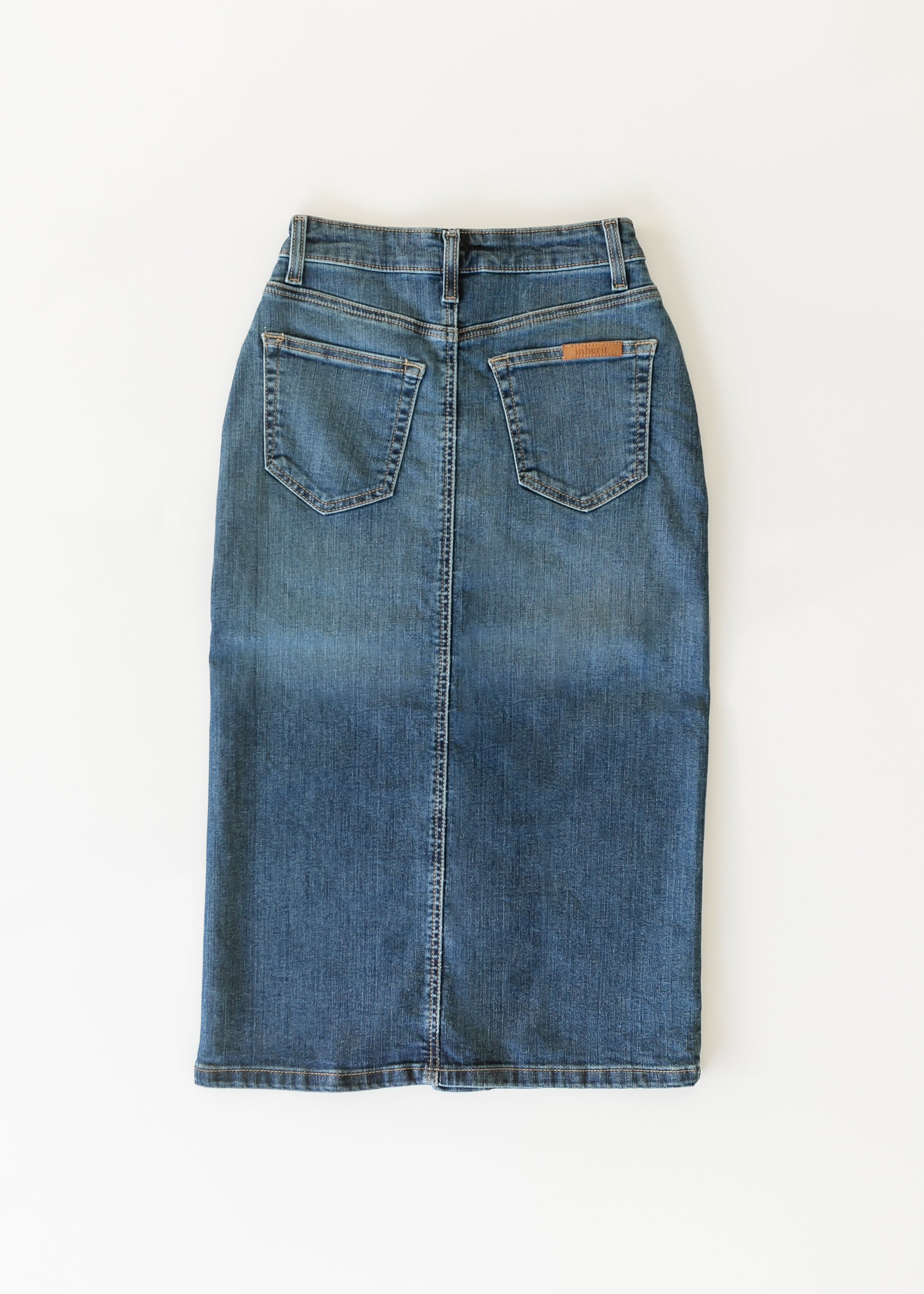 Zana Front Button Denim Midi Skirt - Concordia Style Boutique