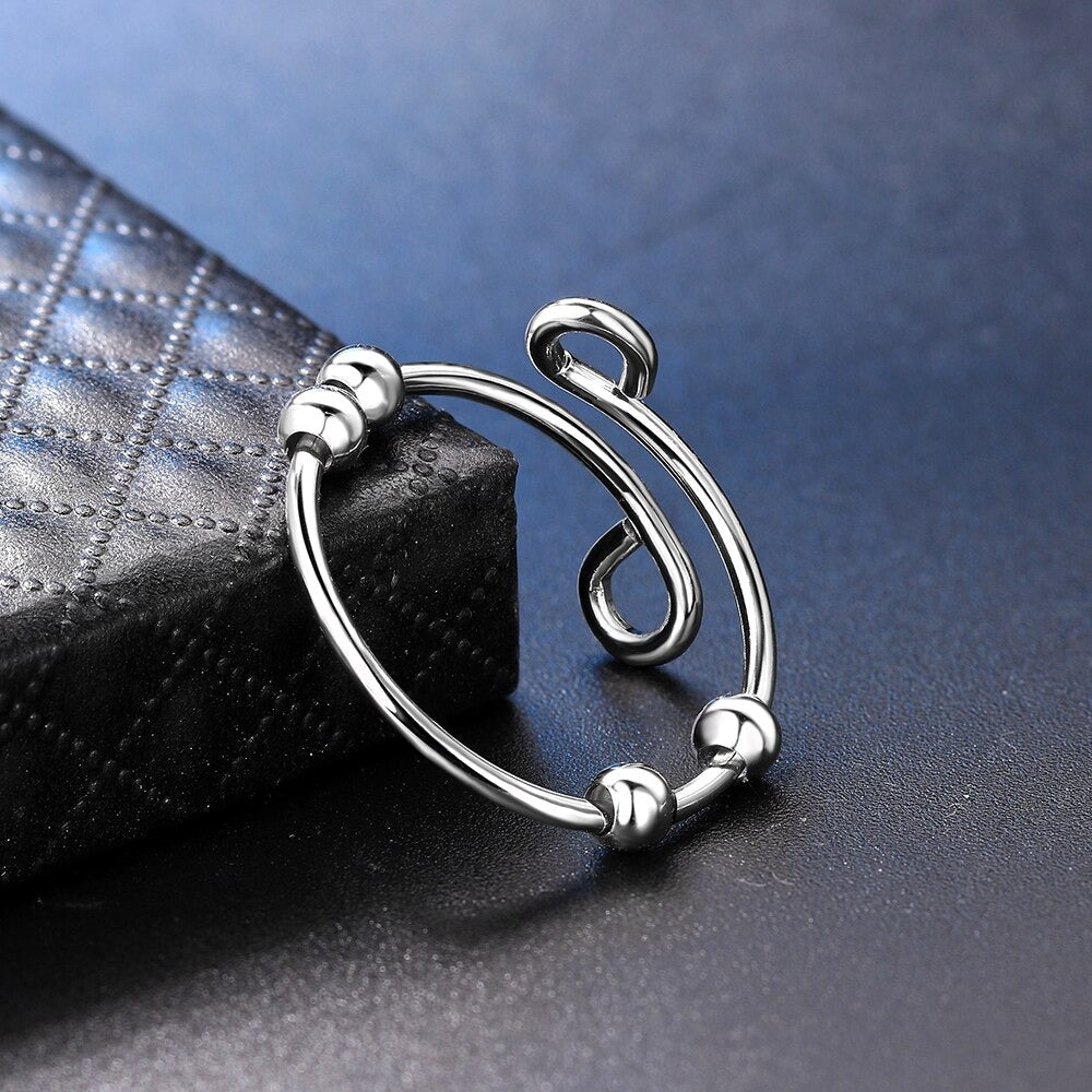 ANXIETY BEAD RING (ADJUSTABLE) - Concordia Style Boutique