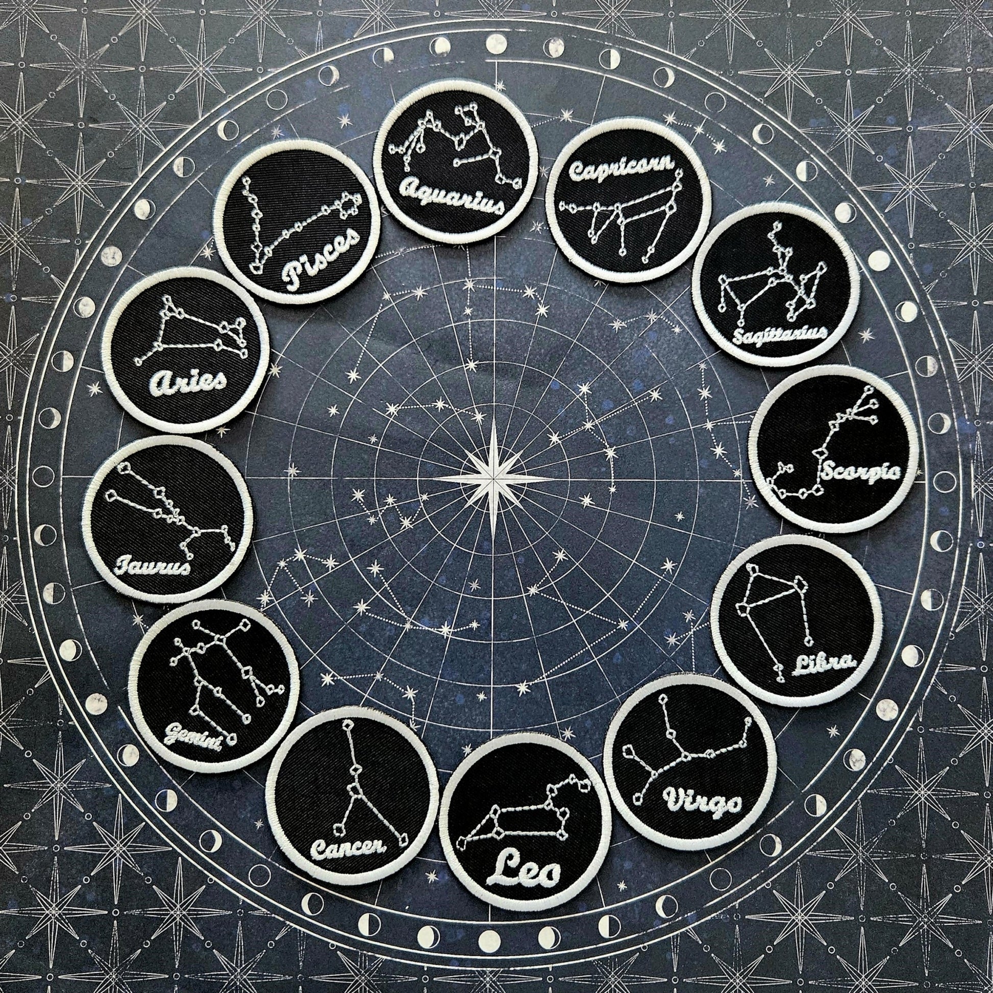 Zodiac Celestial Astrological Sign Patch - Concordia Style Boutique