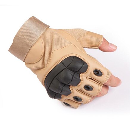 Touch Screen Tactical Rubber Hard Knuckle Full Finger Gloves Military Army Paintball Airsoft Bicycle Combat PU Leather Glove Men - Premium  from Concordia Style Boutique - Just $15.07! Shop now at Concordia Style Boutique