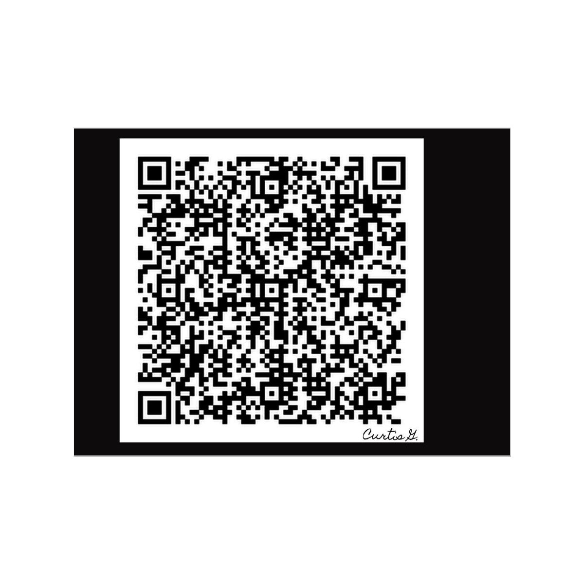 Scan Me Temporary Tattoo - Premium Tattoos from Prodigi - Just $4.16! Shop now at Concordia Style Boutique