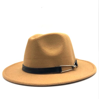 Wool Vintage Gangster Trilby Felt Fedora Hat With Wide Brim Gentlemen and Ladies - Premium hat from Concordia Style Boutique - Just $22.14! Shop now at Concordia Style Boutique