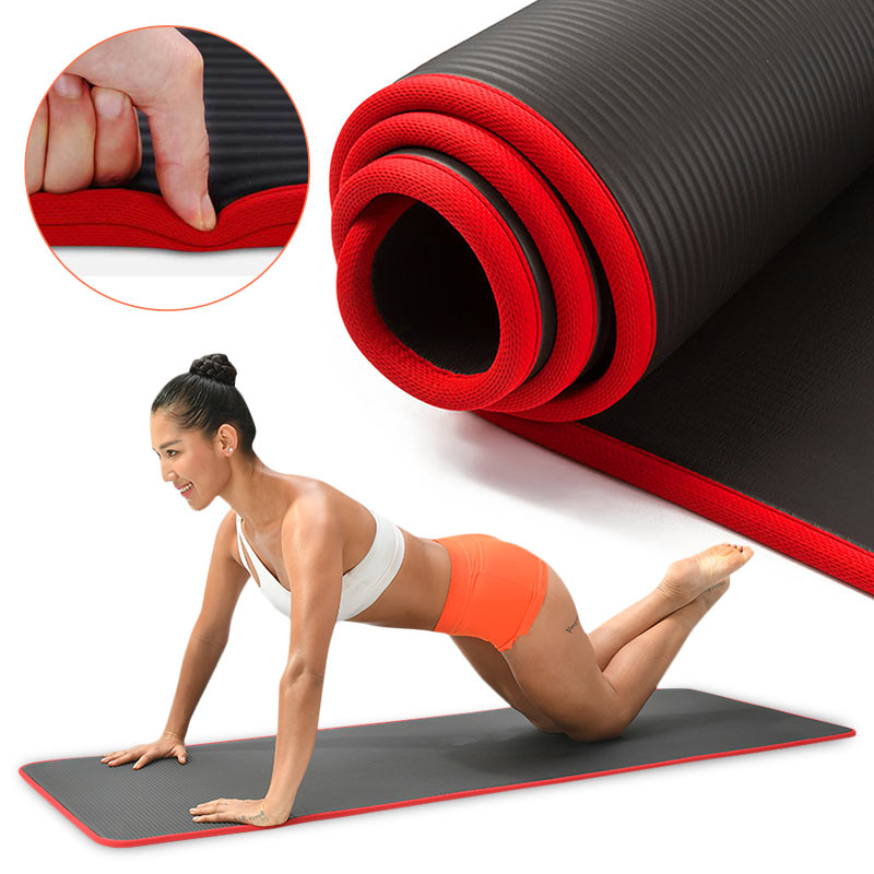 10mm Yoga Mat Extra Thick 1830*610mm NRB Non-slip Pillow Mat For Men Women Fitness Tasteless Gym Exercise Pads Pilates Yoga Mat - Premium  from Concordia Style Boutique - Just $61.64! Shop now at Concordia Style Boutique
