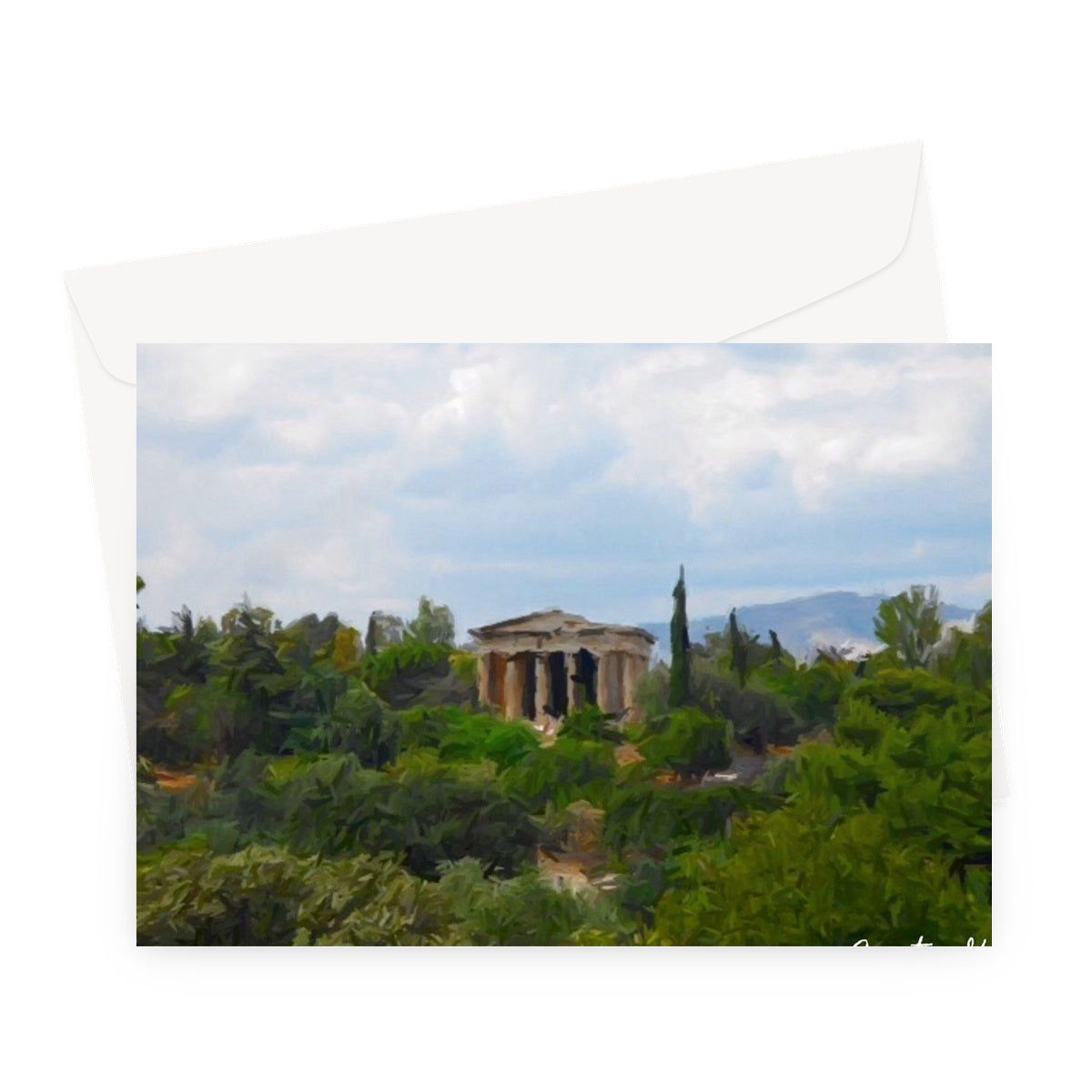 Athens Greeting Card